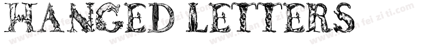 Hanged Letters字体转换